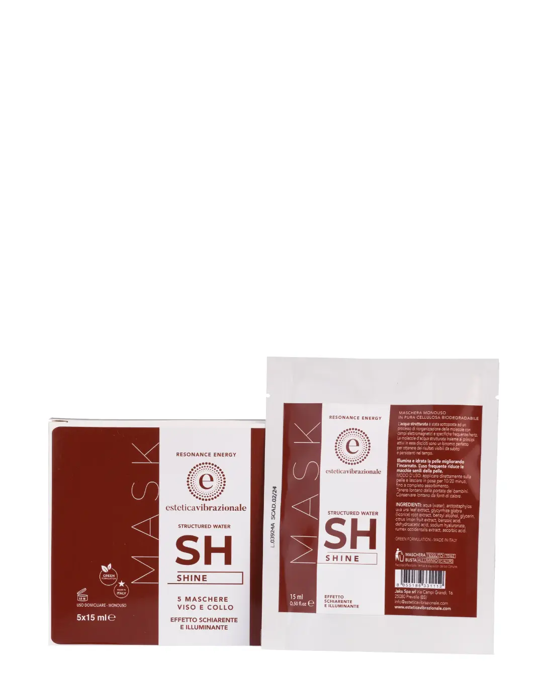 estetica vibrazionale maschera antiage illuminante